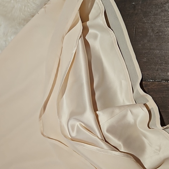 Bebe | Cream Sequined Special Occasion Dress - Picture 7 of 9